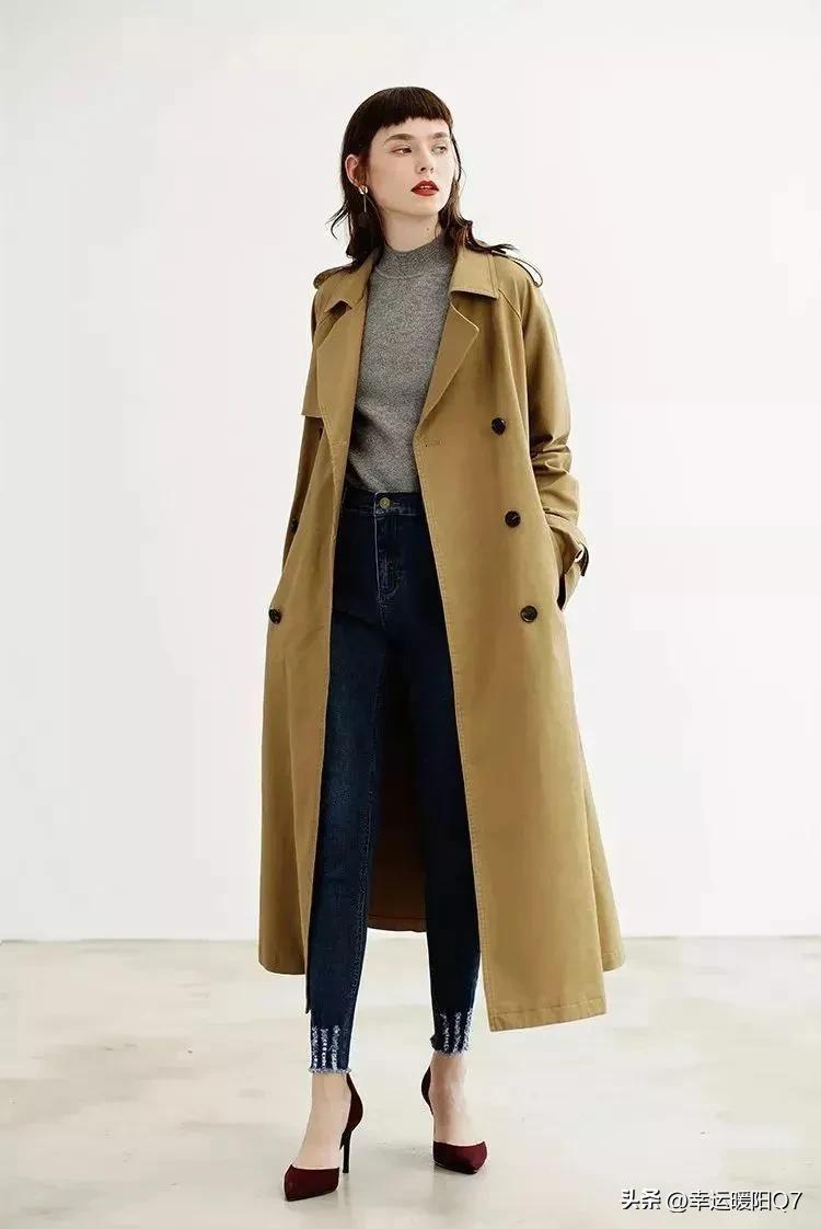 搭配旗袍的风衣外套,牛仔风衣外套搭配男