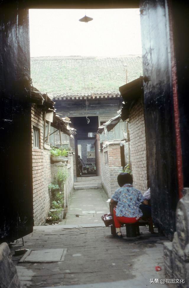 七八十年代的西安航拍老照片,七十年代老西安美景照片