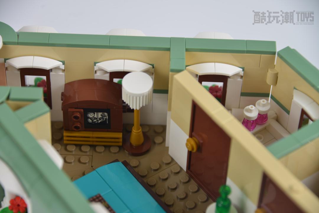 乐高街景巴黎转角内部细节,乐高转角精品酒店开箱视频