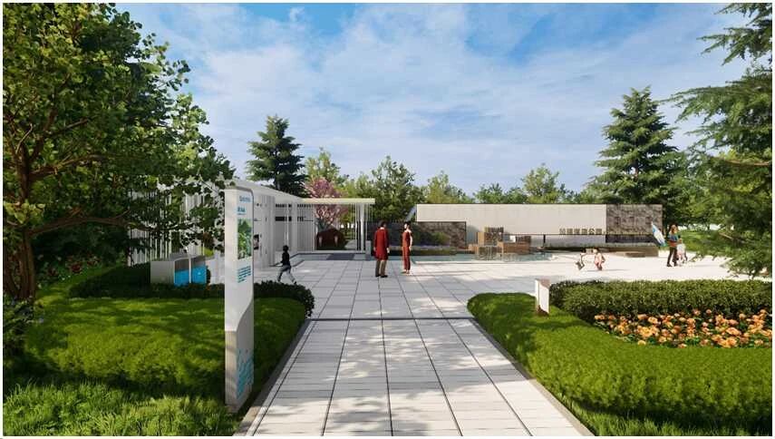 污水处理湿地公园,污水处理厂生态主题公园