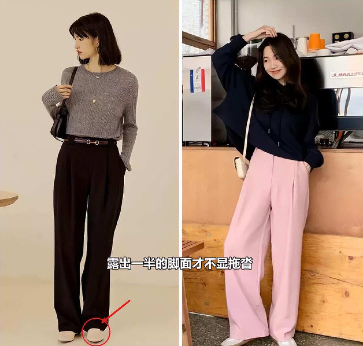 洋气七分阔腿裤适合40岁的人穿,谁说小个子女人不适合穿阔腿裤