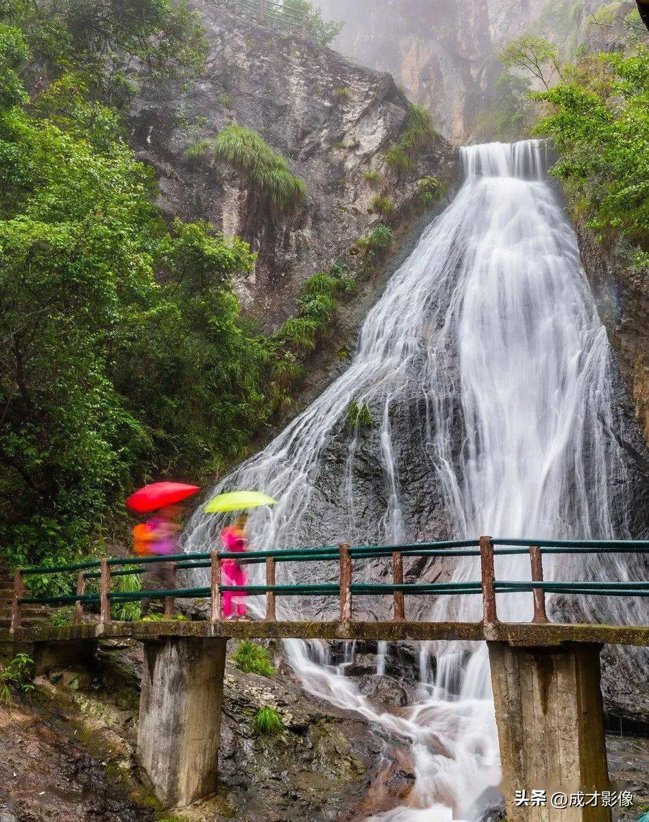 永泰瀑布景点,福建省永泰县百漈沟景区