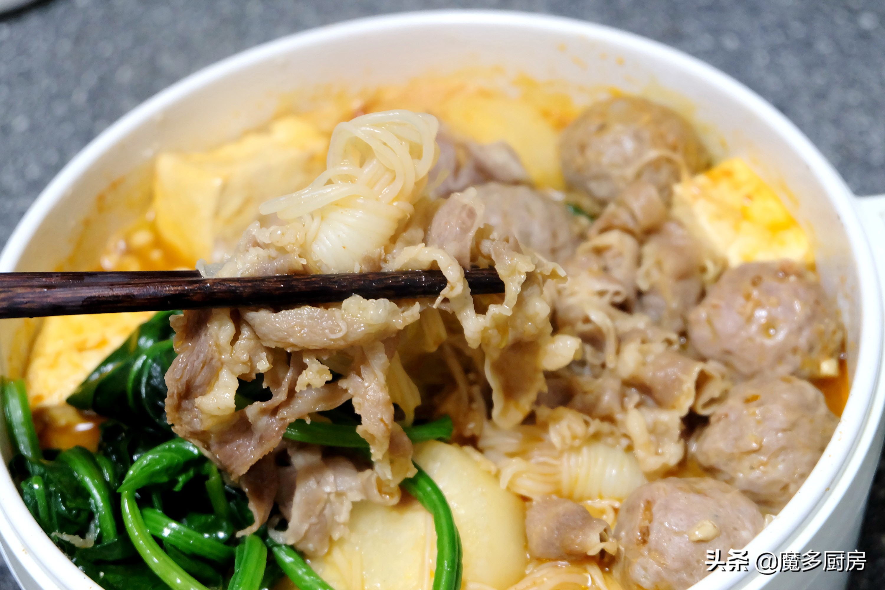 全职妈妈一个人的午餐,怎么在家自煮小火锅吃