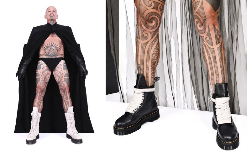 drmartens联名rickowens柳丁,martens白色