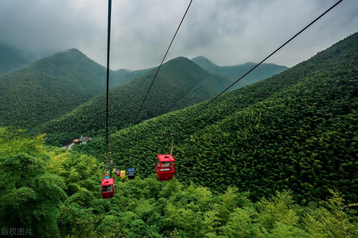 美丽中国之江苏,天目湖南山竹海美景