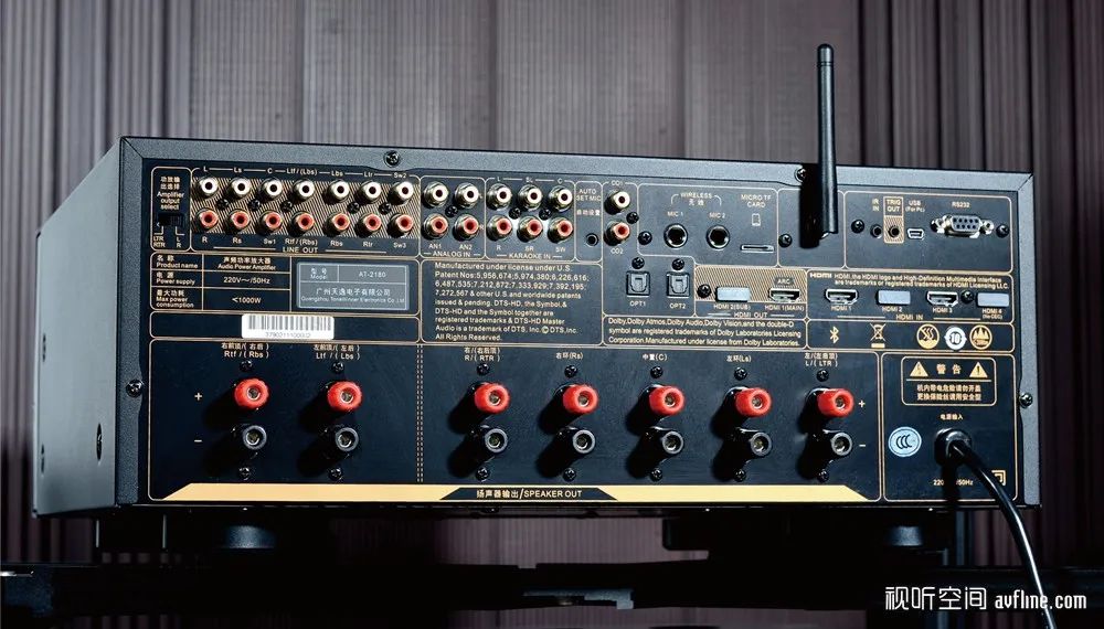 天逸全景声功放at2180,天逸功放at2180和at2300对比