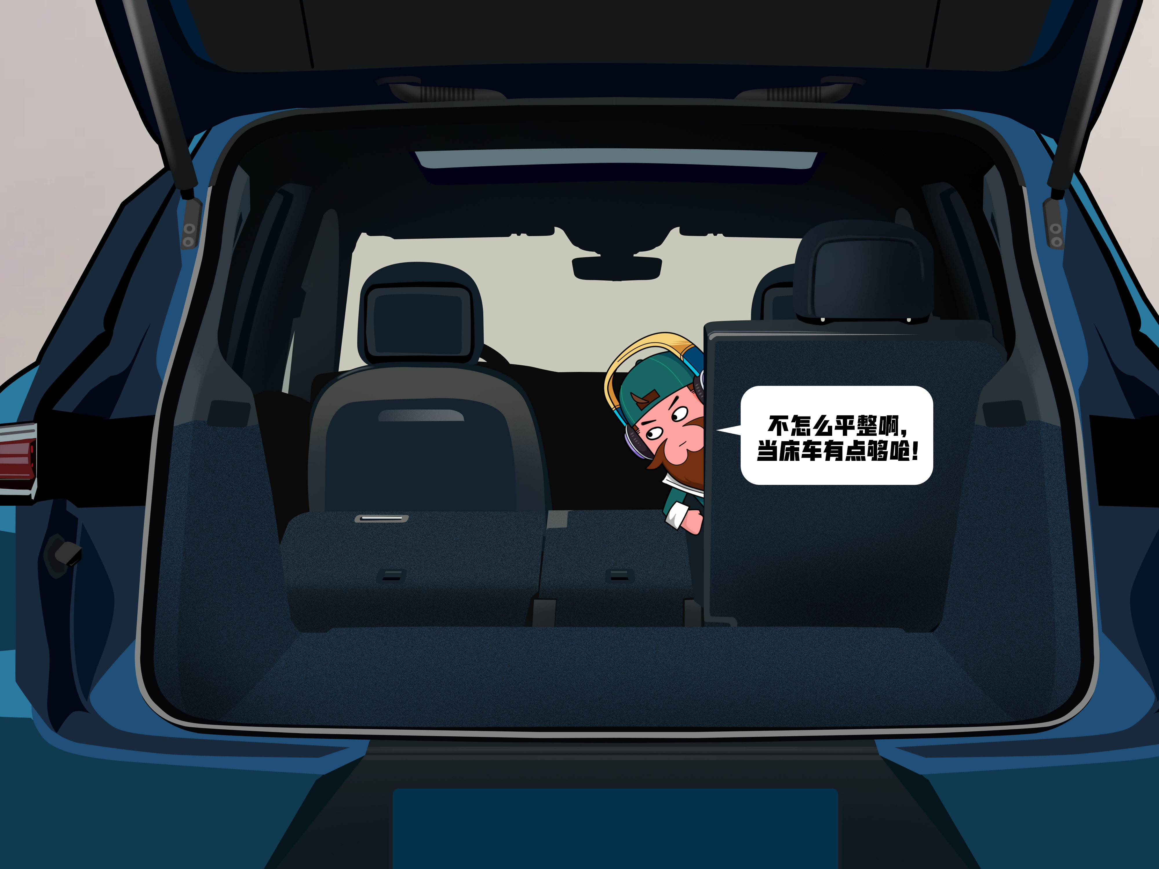 关关驾日|漫画日记卡宴也换三联屏了！新款内饰超级帅