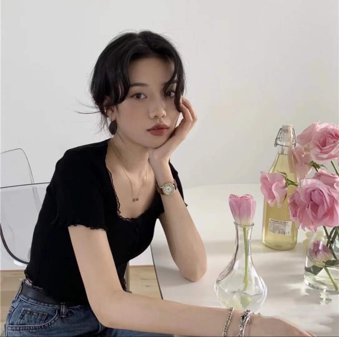 怎么扎头发好看古风不披发戴眼镜,儿童披发发型扎法洋气