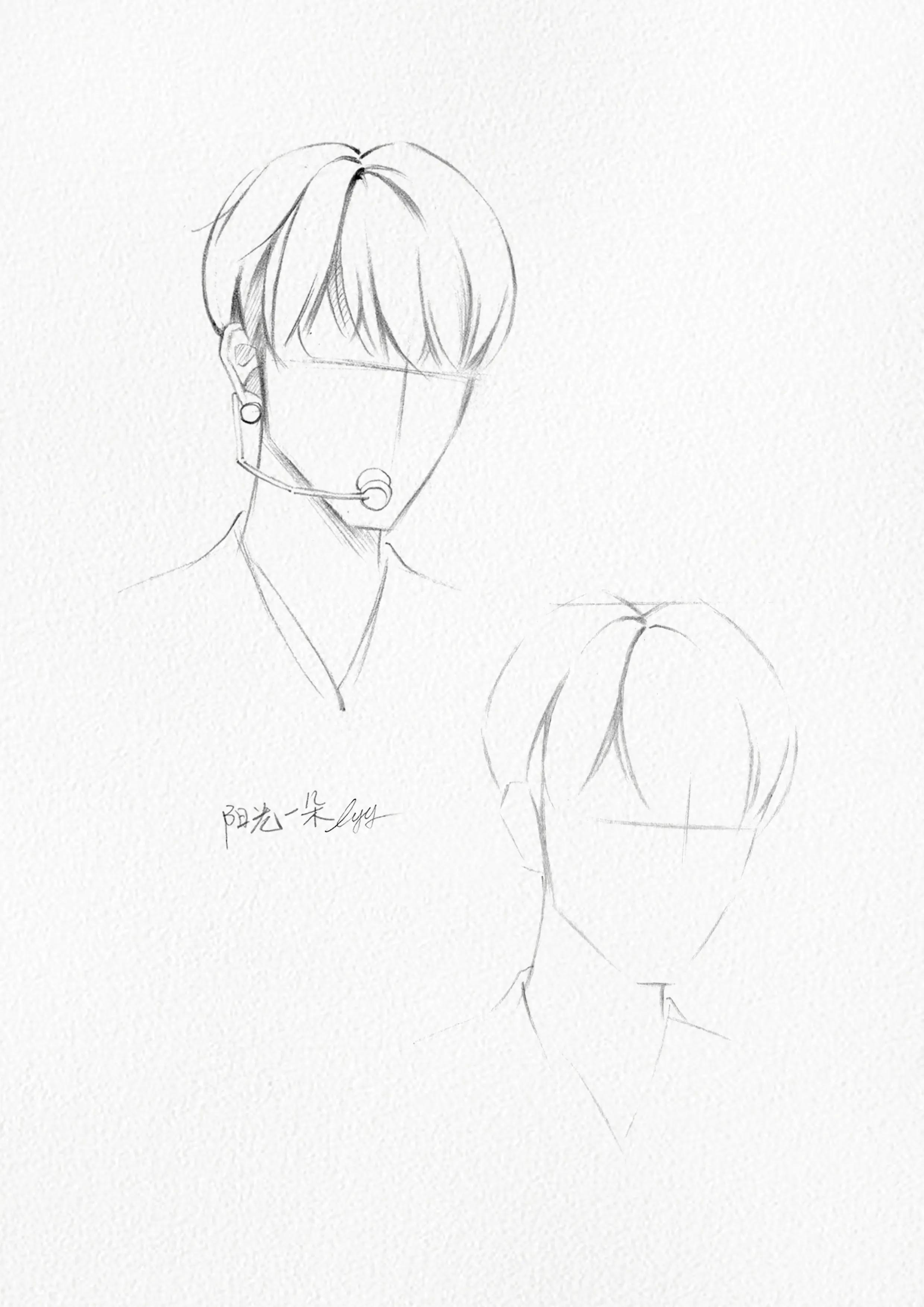 男生分头发型修剪教程,男生自己打理发型教程