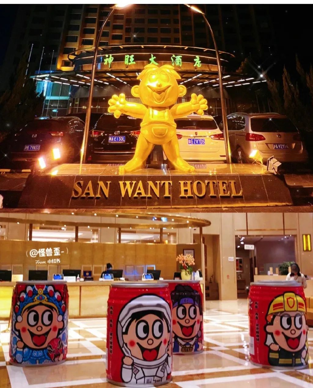 旺旺被误伤,旺旺遭人半夜攻击