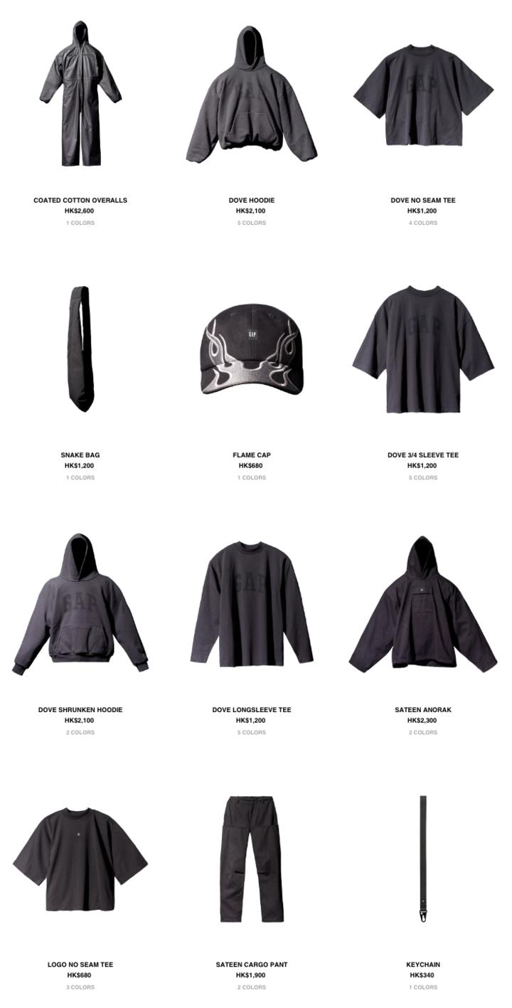 gap联名yeezy巴黎世家帽子,gapyeezy巴黎世家联名半袖开箱