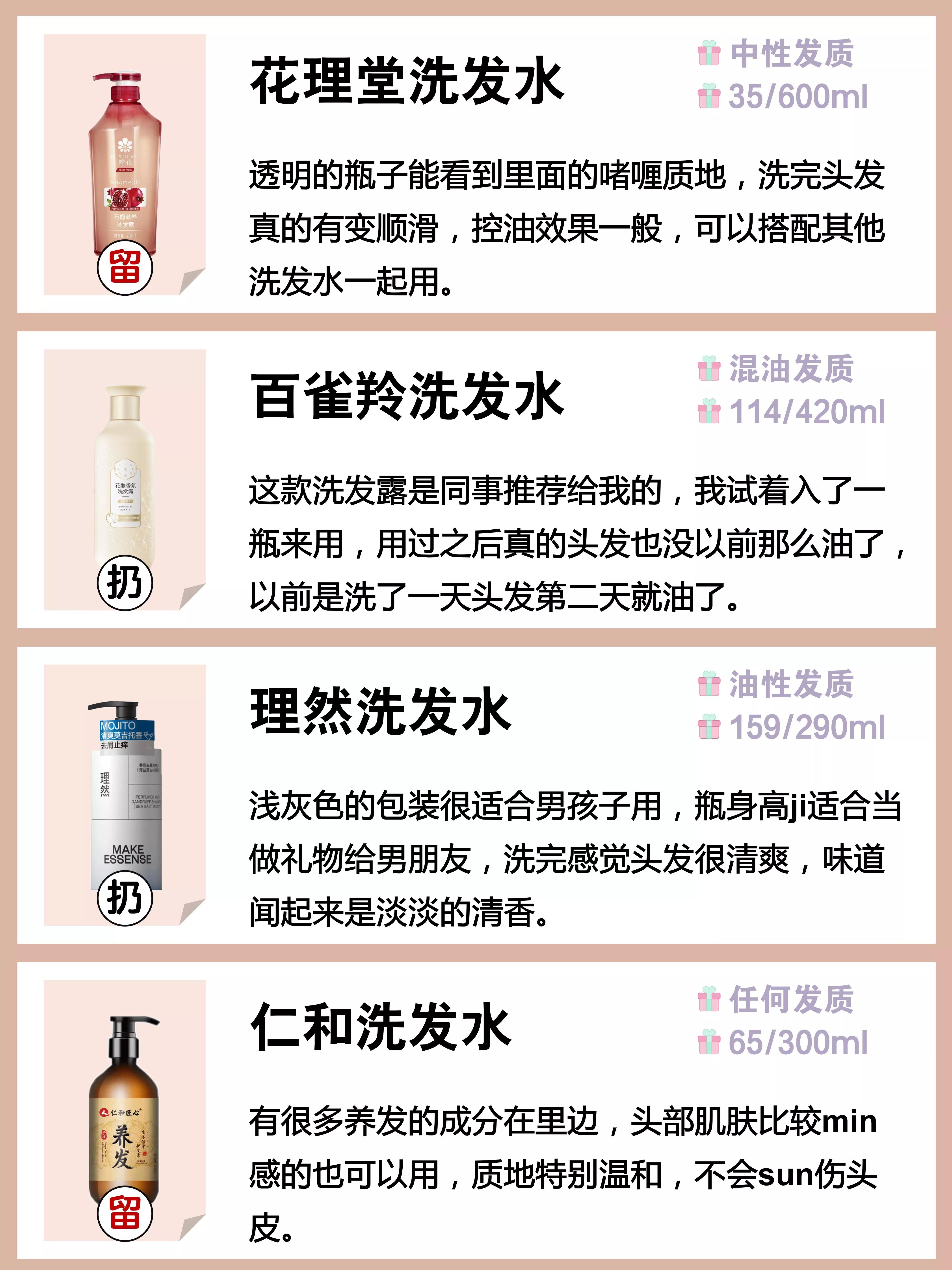 十大公认最好洗发水国产测评,目前十大公认最好用洗发水国产