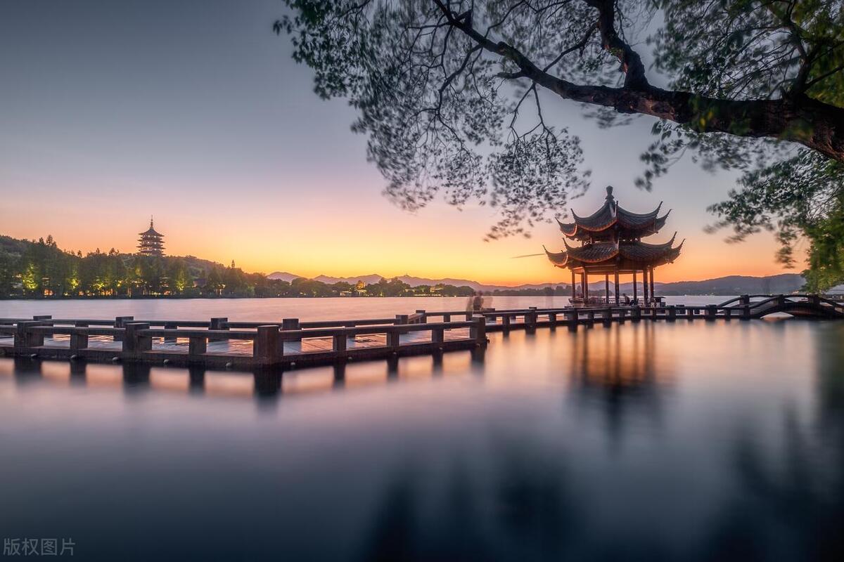 杭州西湖十景地图,杭州西湖十景游玩顺序攻略