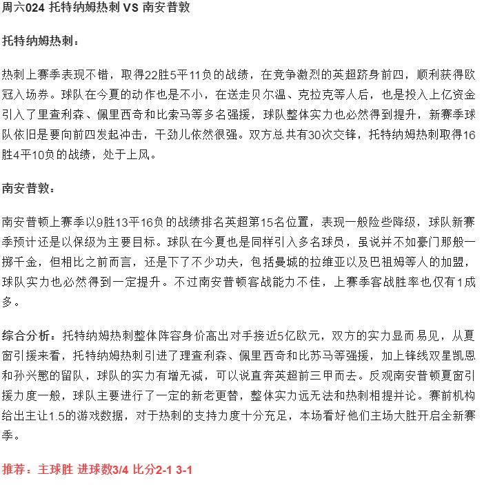 8.6足球竞彩推荐分析,足球竞彩实单推荐6串1