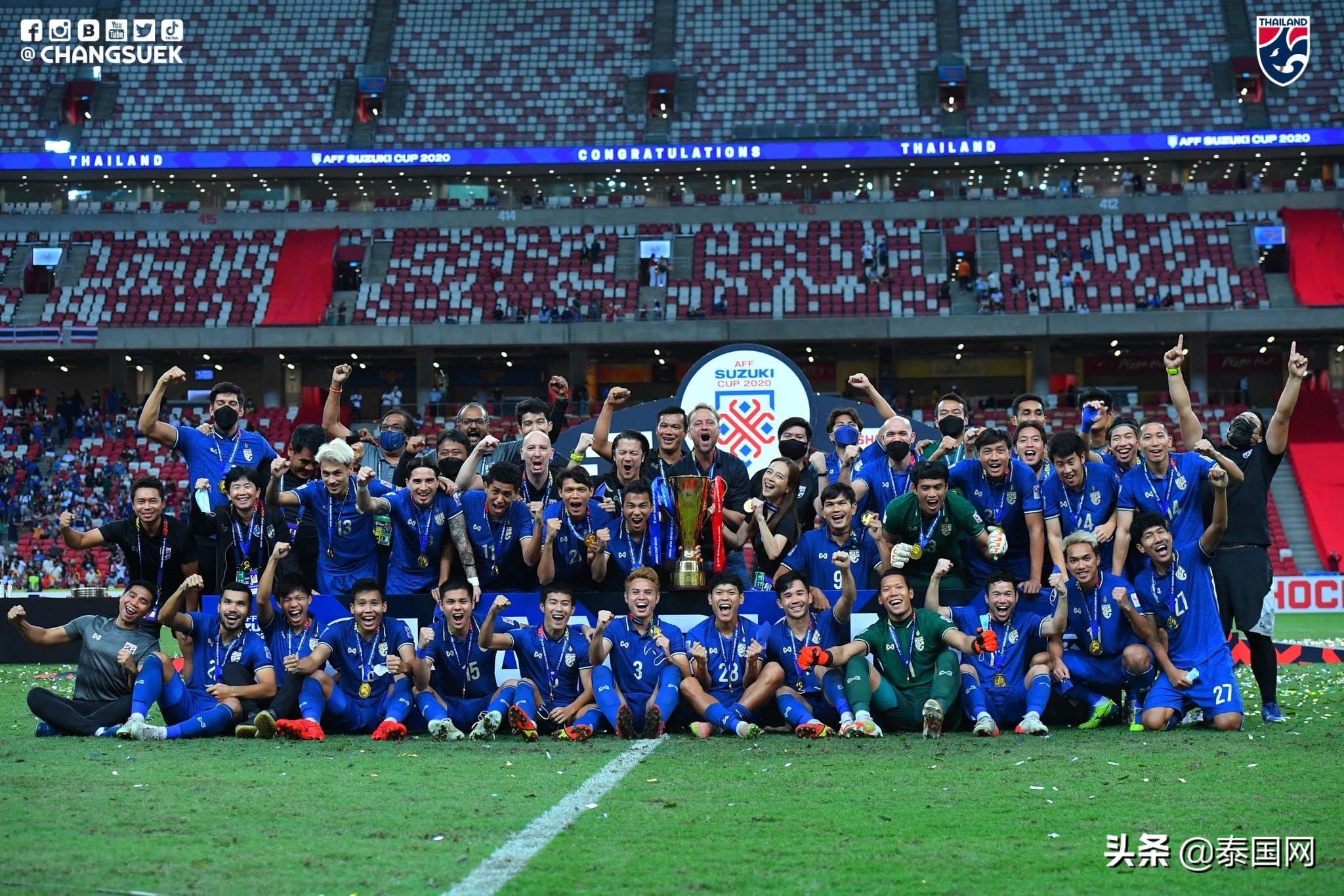 东盟杯泰国队第6次夺冠，成史上最成功球队