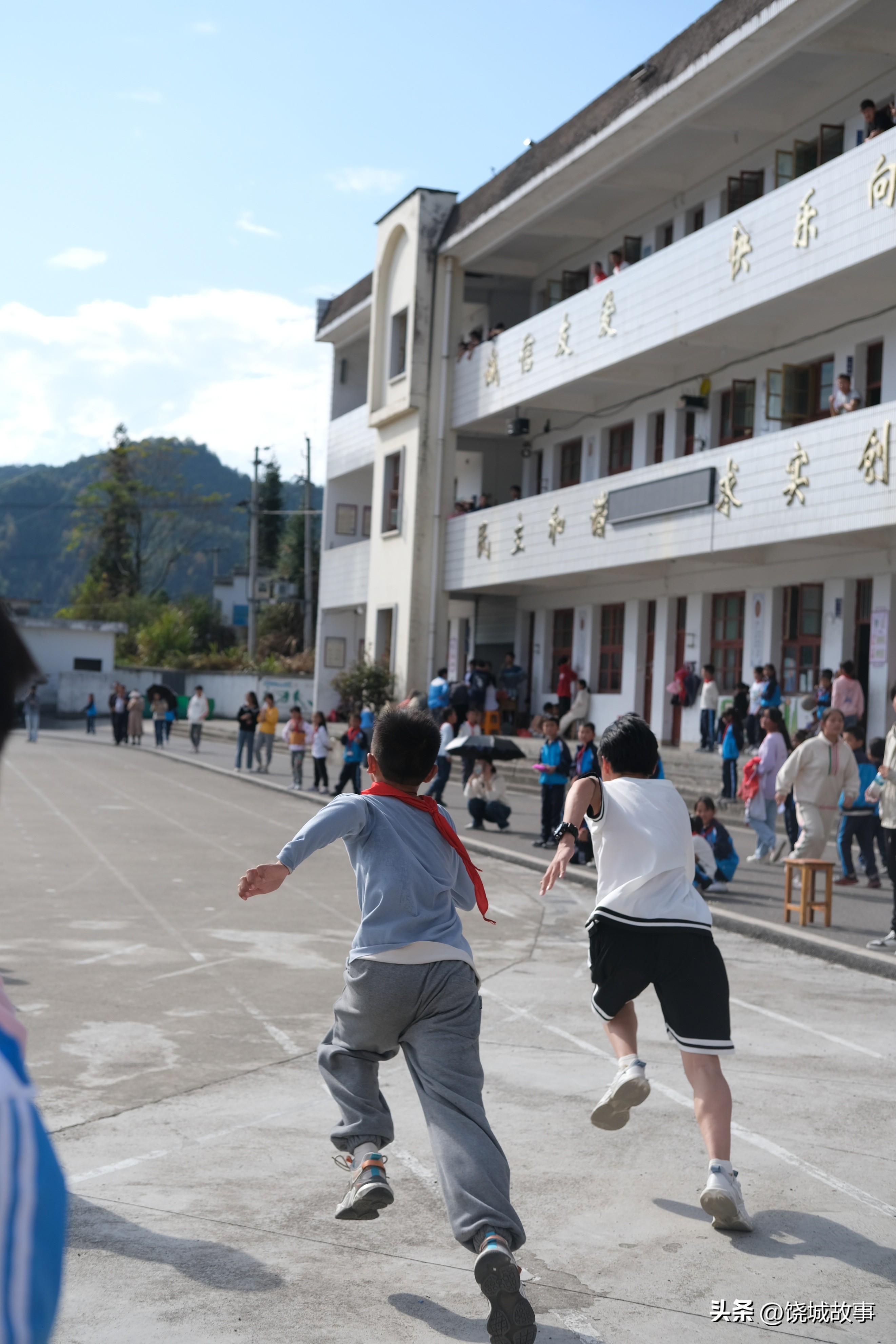 婺源龙山学校运动会,运动向未来共筑强国梦运动会