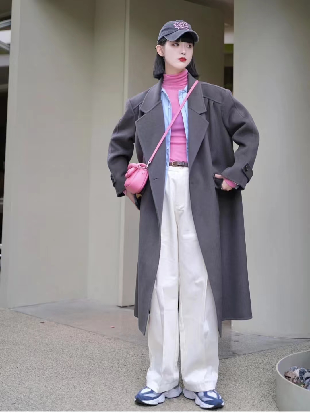 19套长款大衣内搭推荐,层次分明显高显瘦