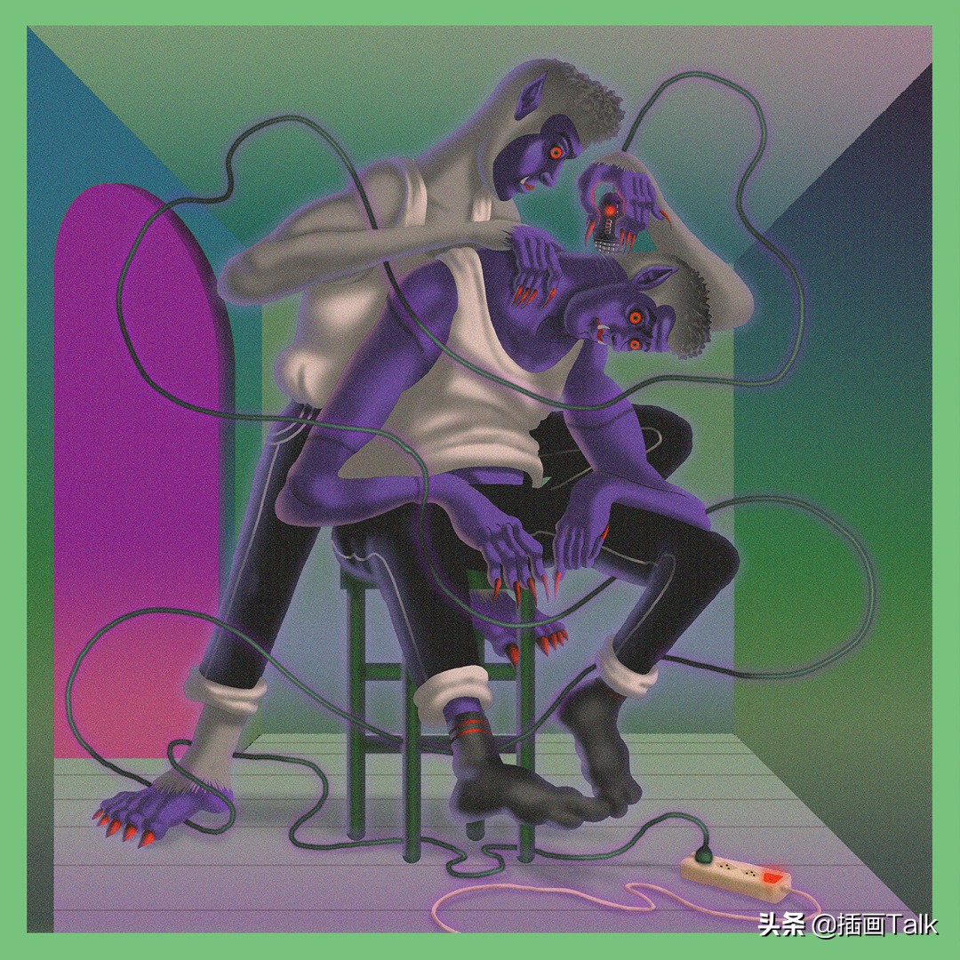 瑞士插画师DexterMaurer，微妙的和谐感