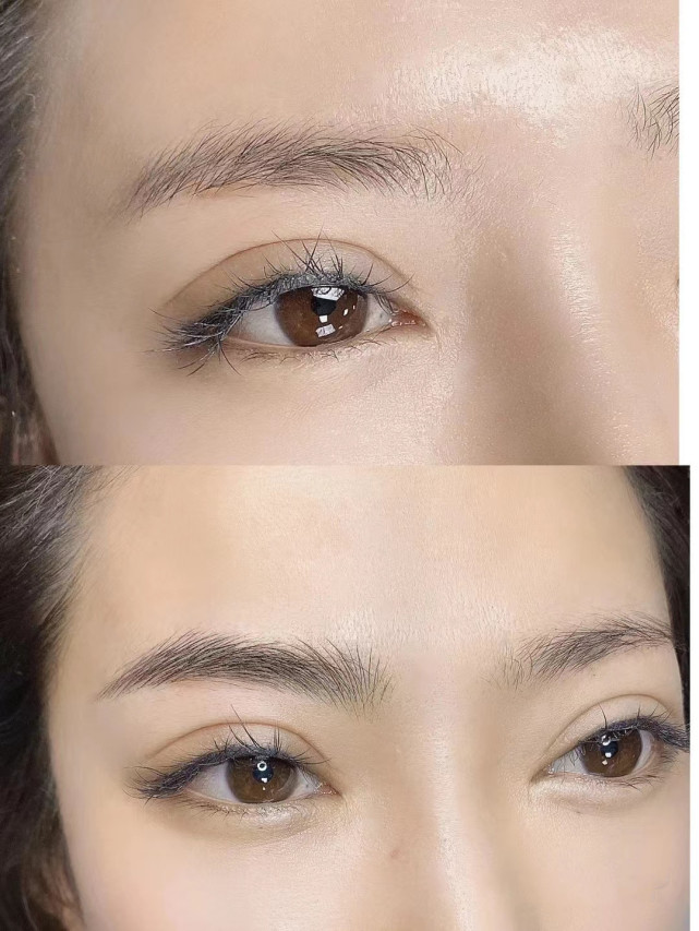 不想纹眉,不想纹眉眉毛比较短怎么修