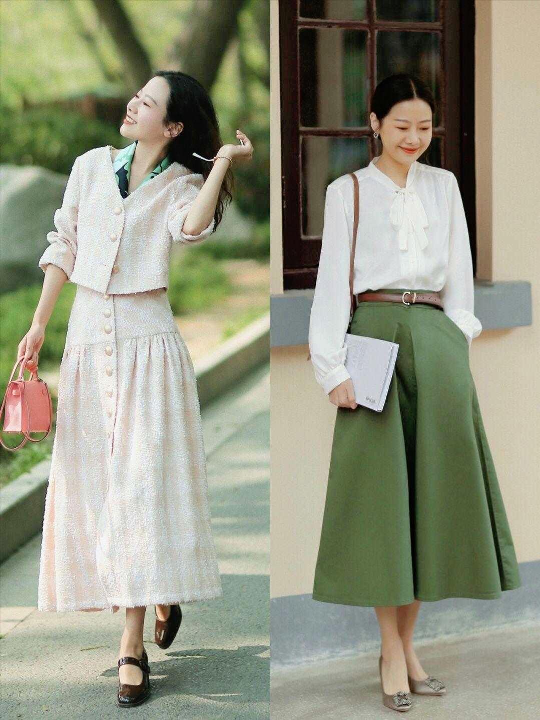 普通人如何选择合适的半身裙,见过世面的女人穿裙子