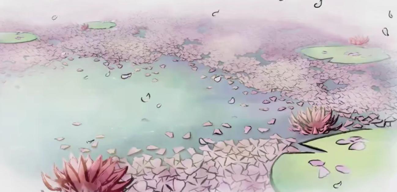 水墨风动漫女生图片,水墨风动漫女图文