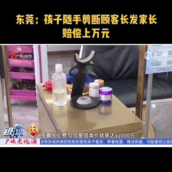 女童剪掉顾客头发遭索赔律师,女童剪掉顾客头发遭索赔调解书