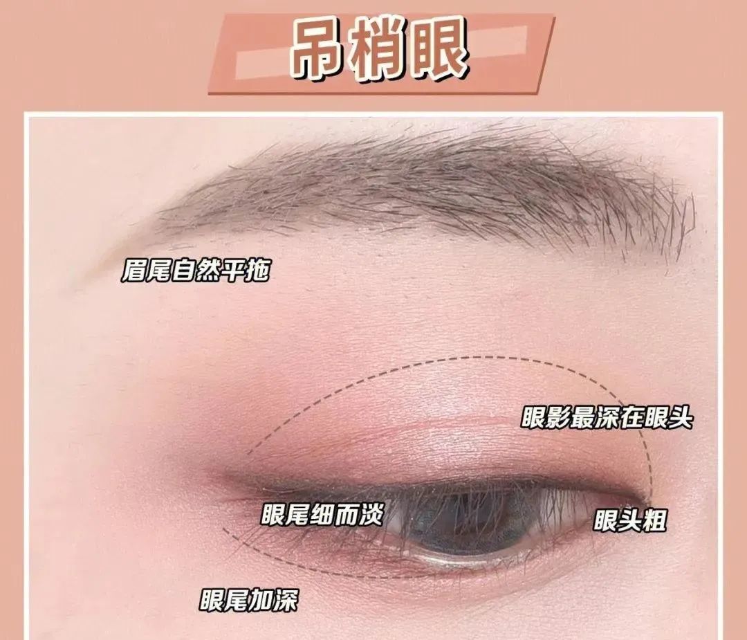 新手内双肿眼泡眼妆教程日常化妆,单眼皮日常眼妆化妆教程眼线胶笔