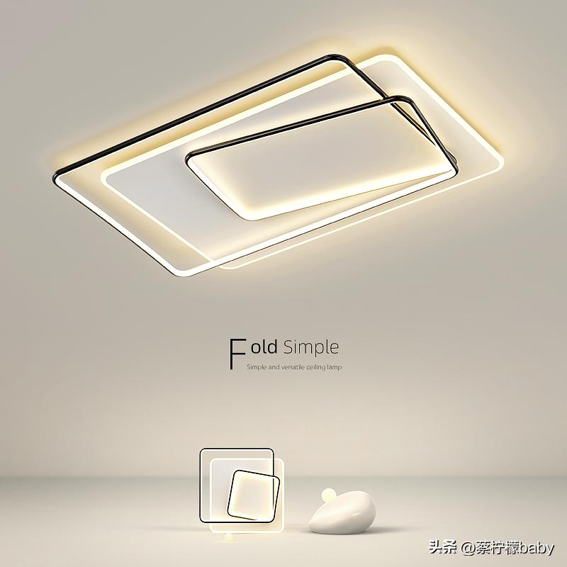 分享几款超薄客厅卧室吸顶灯,20平的客厅用多大的长方形吸顶灯