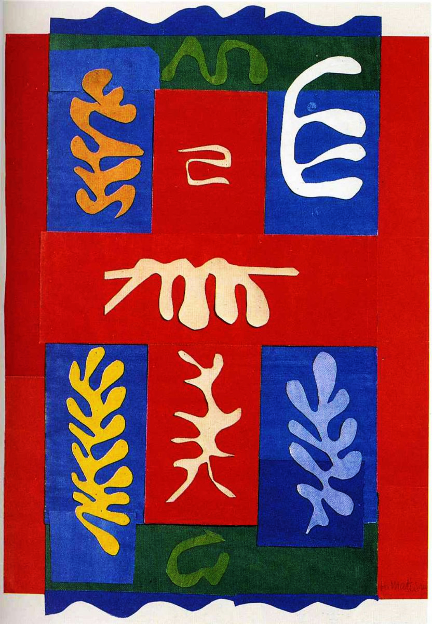 怎么画亨利马蒂斯这个人,亨利马蒂斯剪纸