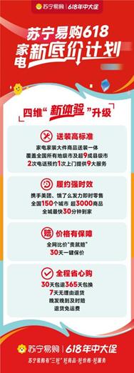 618家电推荐来苏宁易购,苏宁网上商城家电618优惠活动