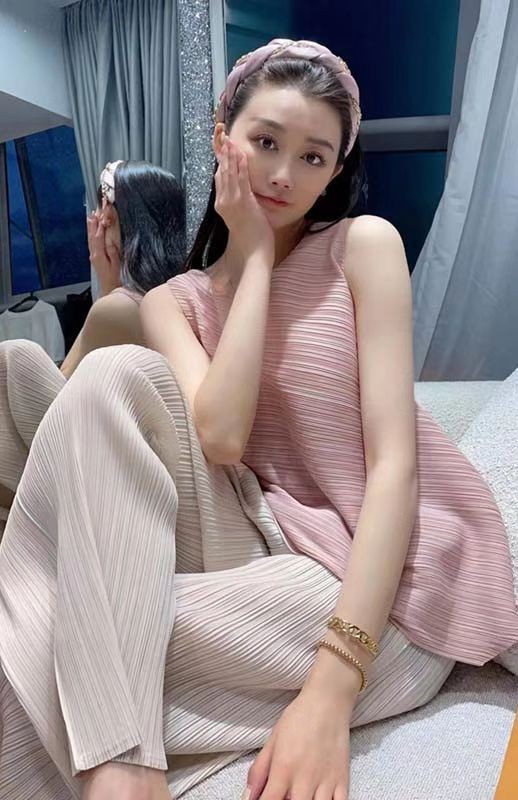 小个子皱皱裤女夏季薄款,冰丝皱皱裤大码