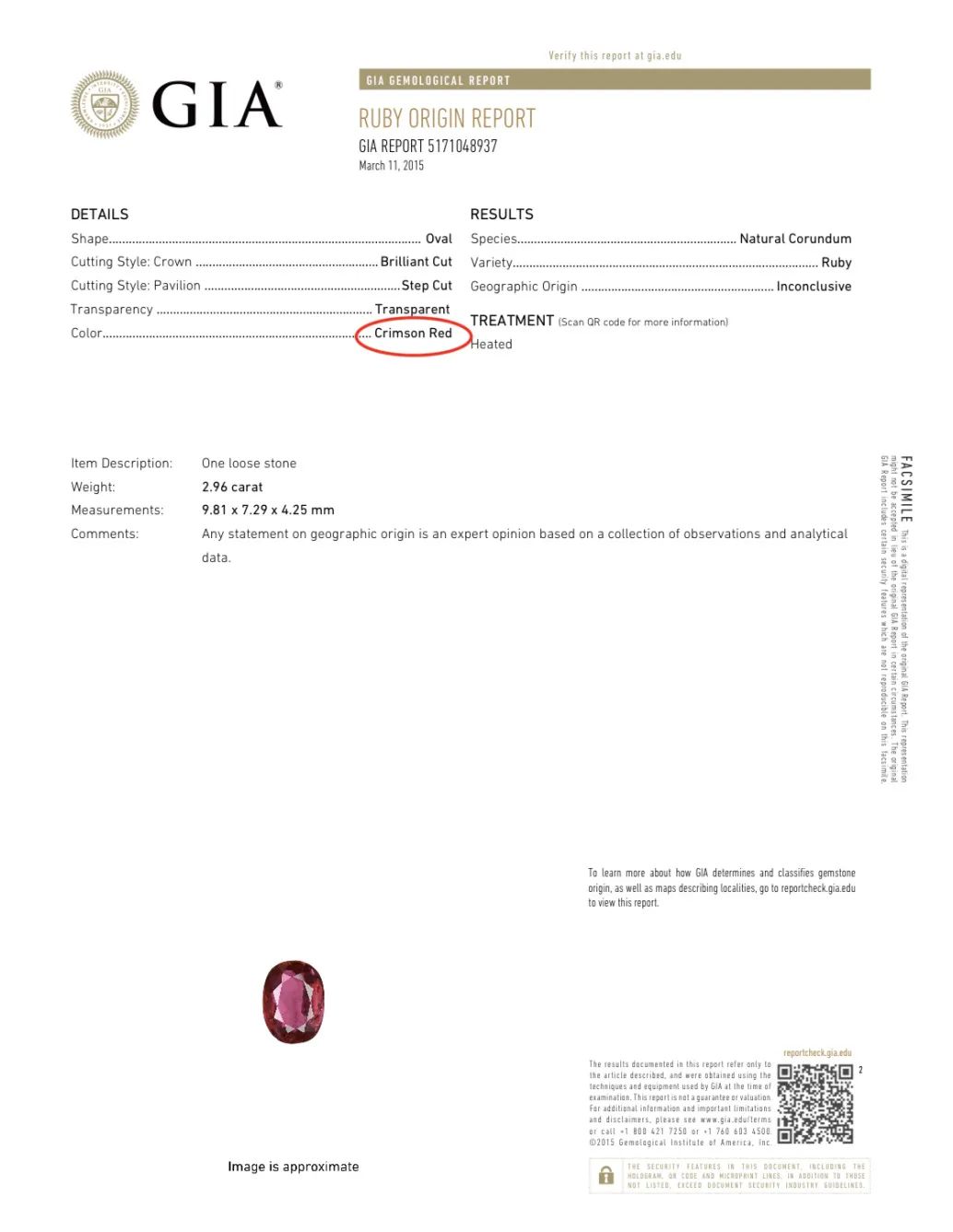 古柏林新定义的CrimsonRed红宝石会比“鸽血红”还贵吗?