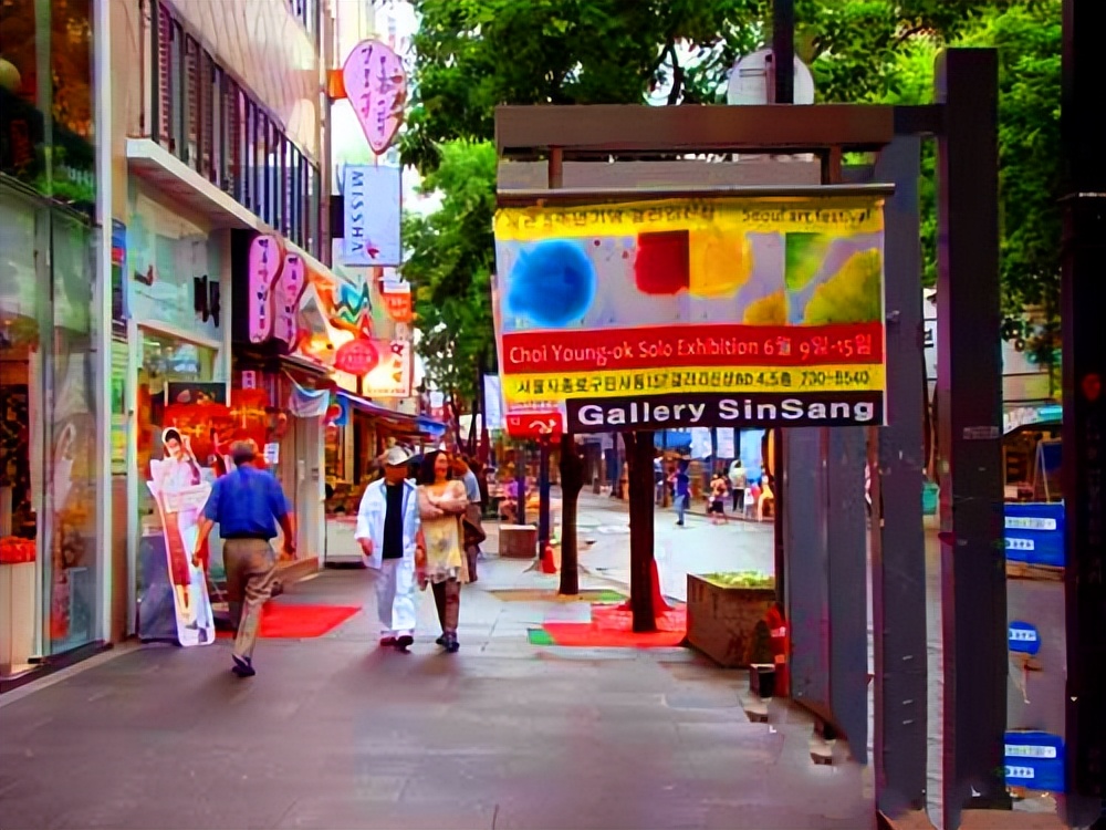 韩国旅游韩国酒吧街,韩国首尔旅游地图