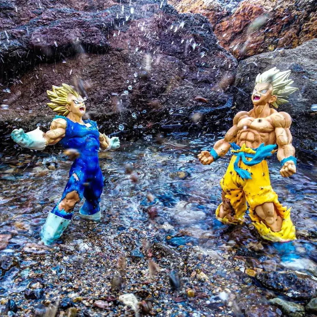 龙珠手办3d投影,手办龙珠拍大片