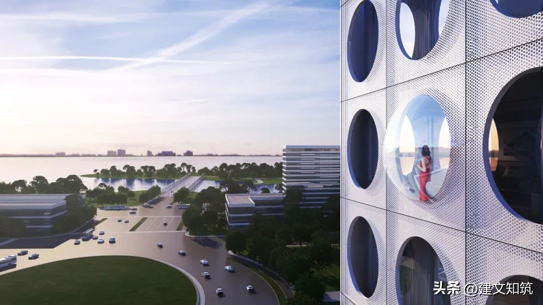 「荐筑」润友科技临港总部方案公布，最大限度漂浮丨中建东北院