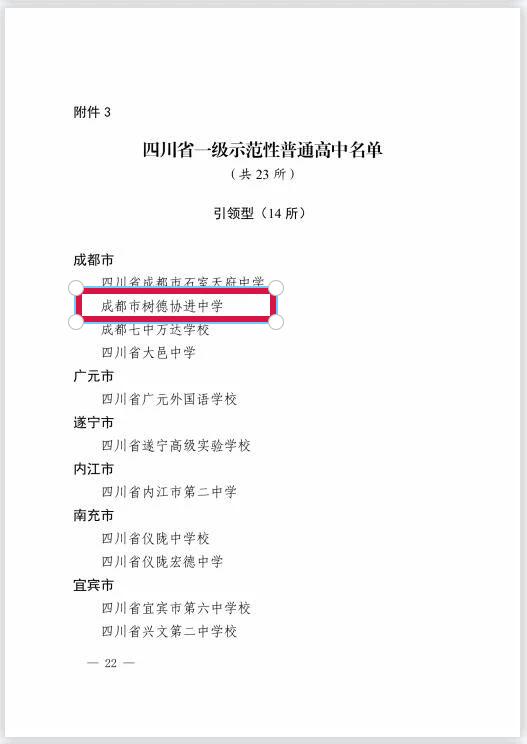 树德协进2016年升学率,树德协进一级示范