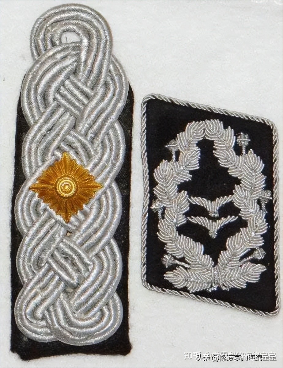 二战德国空军军衔标志,二战德国军衔级别对照表