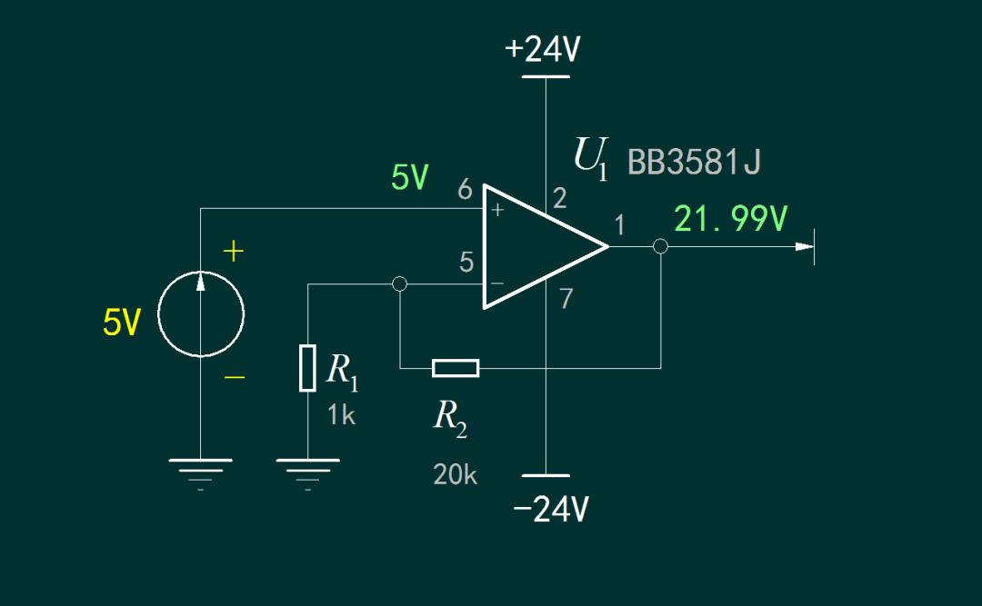 4558运放怎么测量电压,运放358典型电路