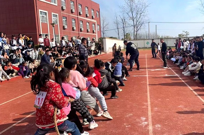 岔路镇周店,岔路镇中心校运动会表演