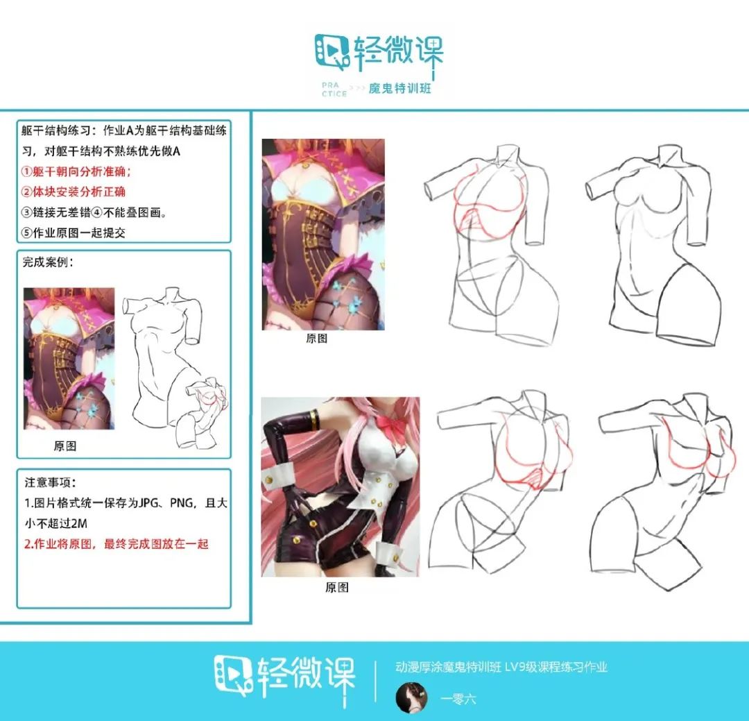 新手人体结构练习素材,人体造型练习