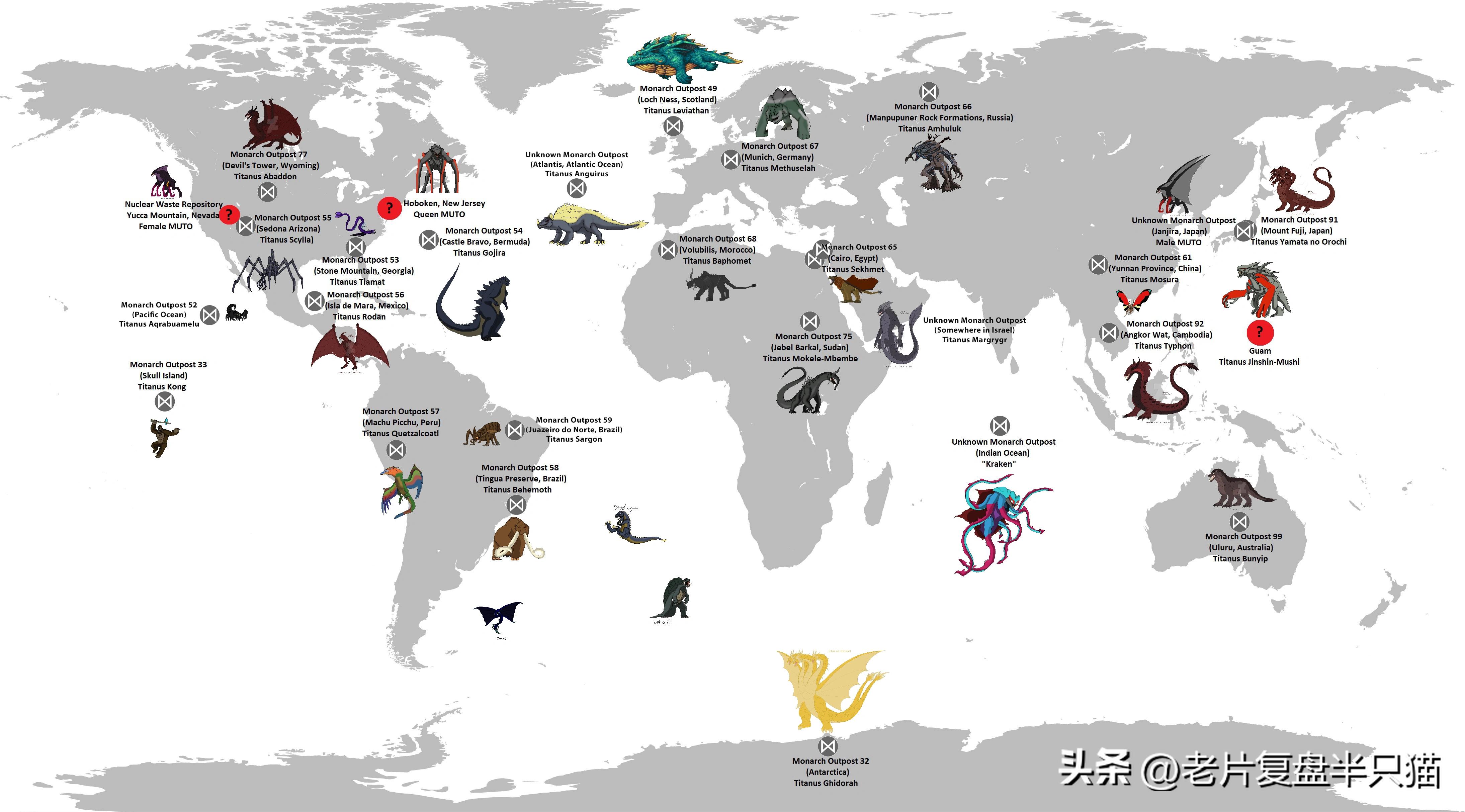 哥斯拉20个泰坦解析,哥斯拉2泰坦巨兽彩蛋