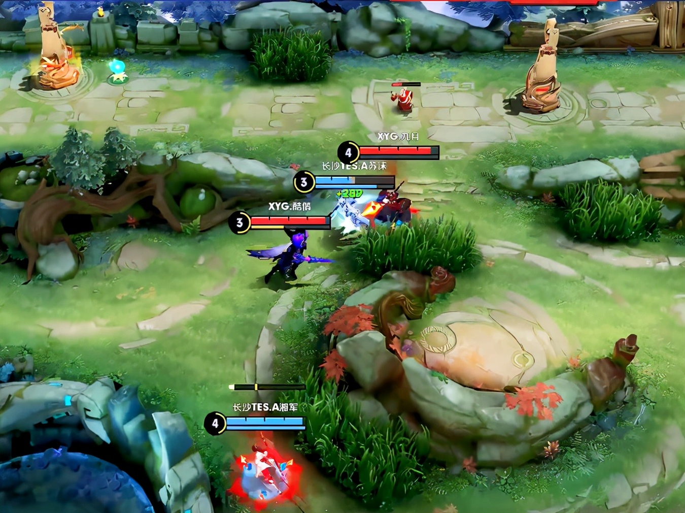 xyg4:1战胜dyg各主播反应,xyg4:1战胜dyg