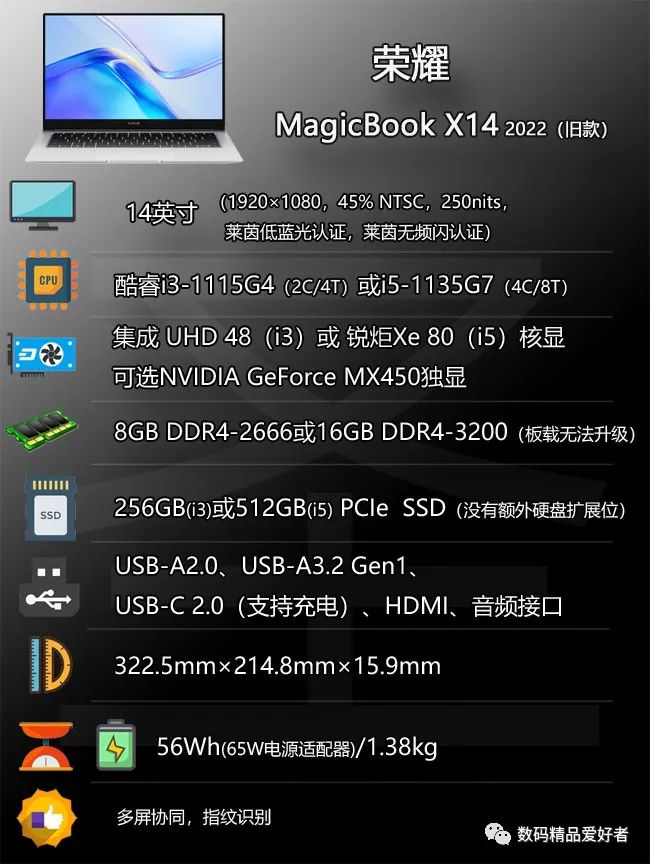 荣耀笔记本magicbookx15优缺点,荣耀magicbook16pro2022