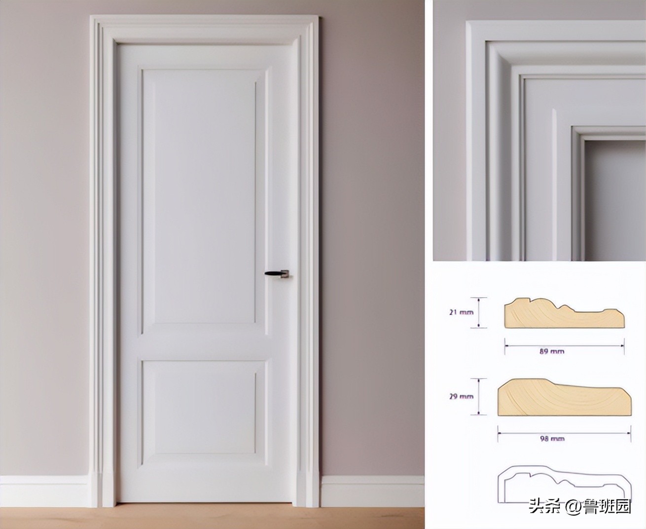 木门门套90拼接还是45度拼接,木门门套整体的好还是拼接的好