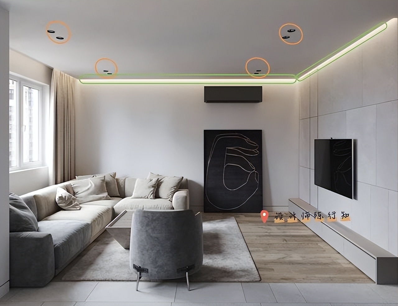 房子还没装修的客厅有必要装吗,装房子四房好还是三房好