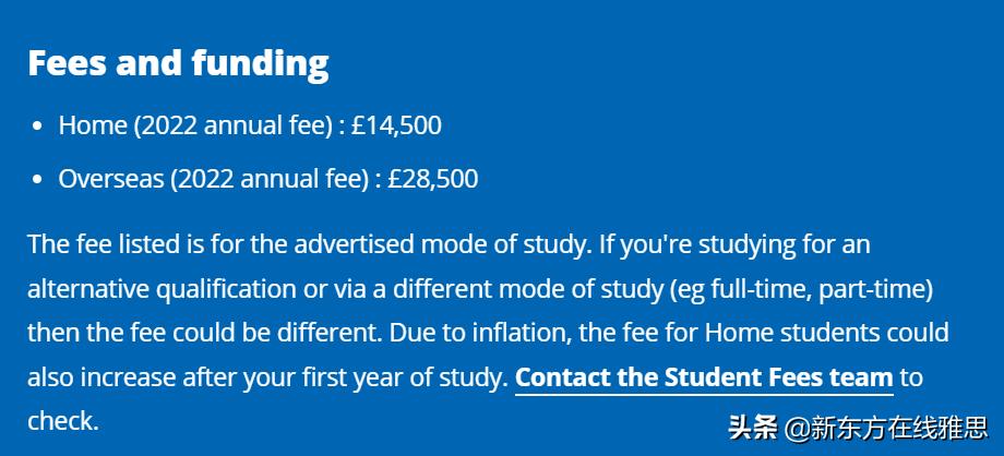 又涨啦！2022英国10所大学最新学费汇总！最高达10万英镑
