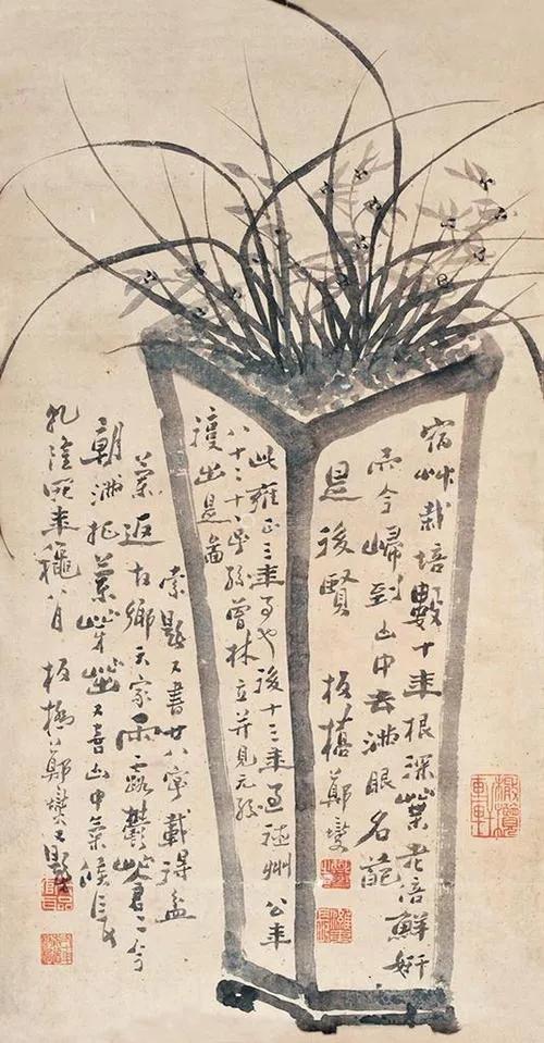 兰花画得最好的是郑板桥吗,郑板桥最著名的兰竹画