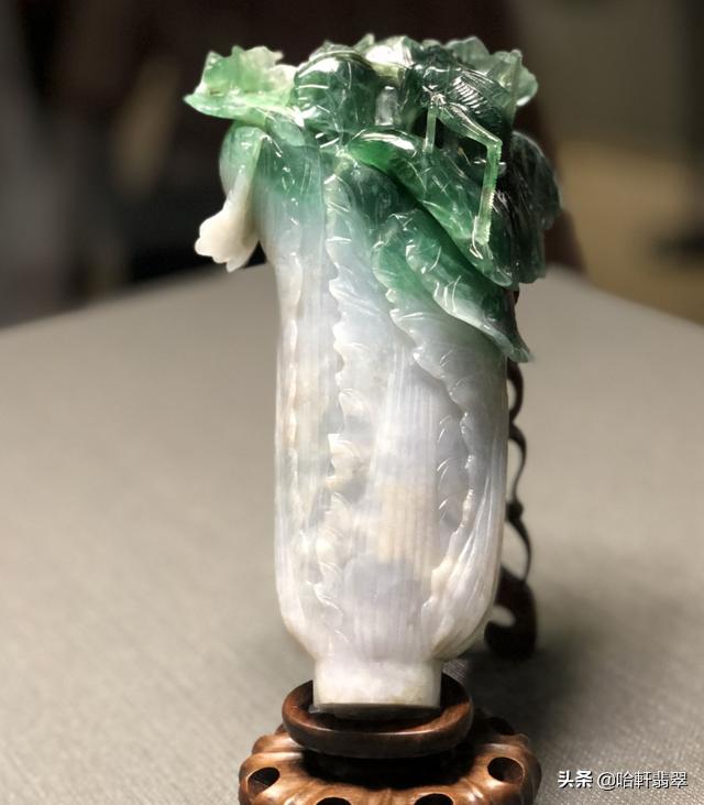 小摆件真漂亮,真正的老翡翠摆件