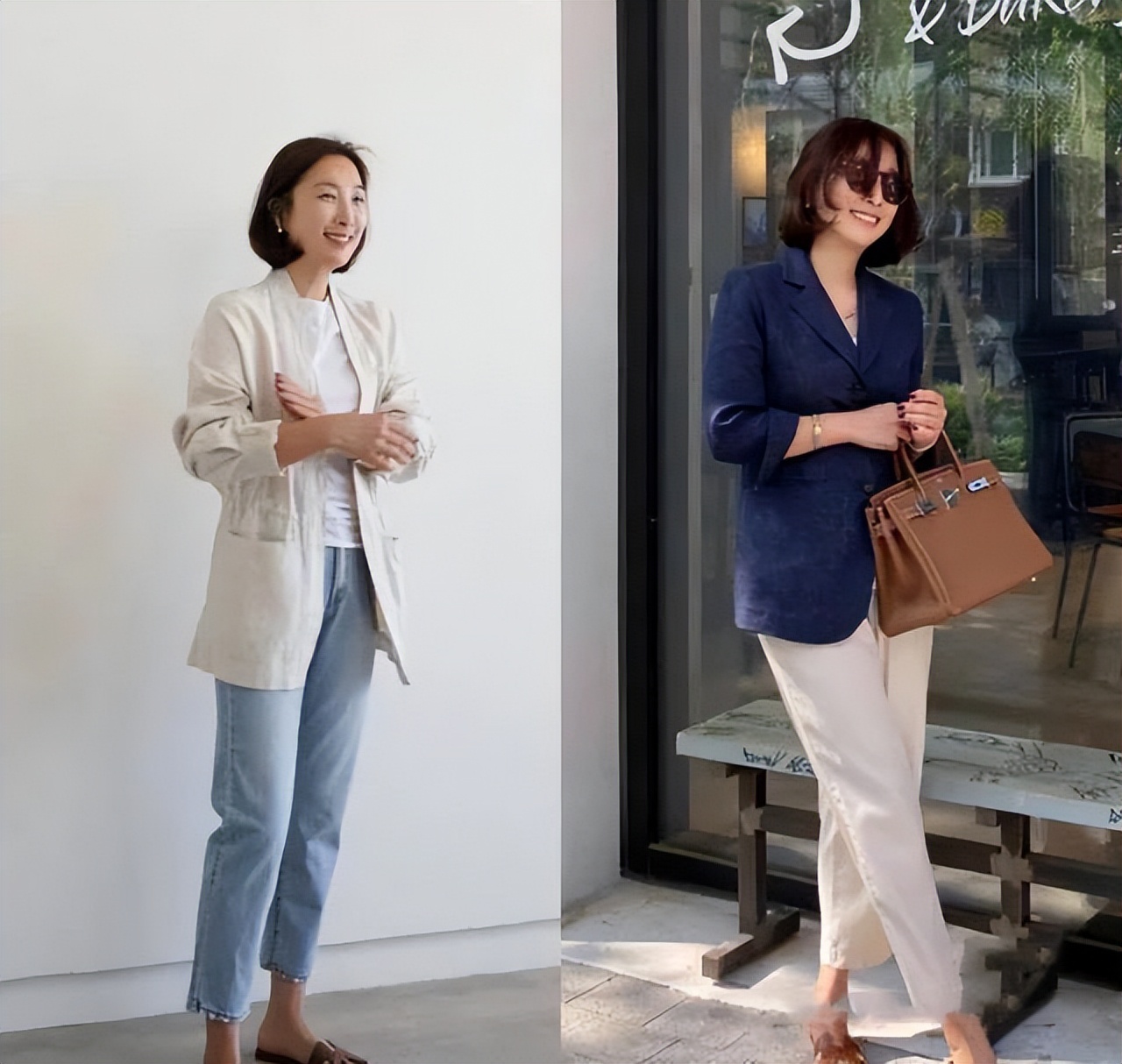 韩国大妈时尚搭配,韩国50岁大妈穿搭