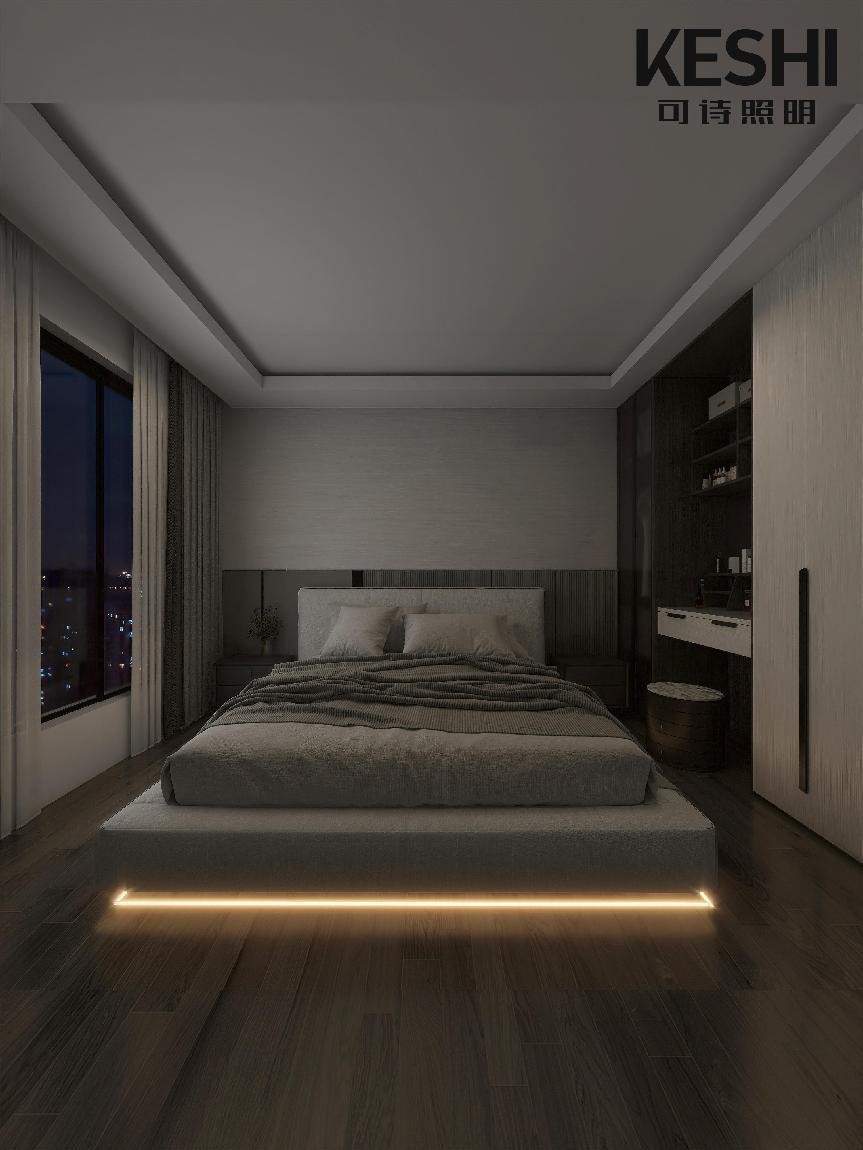 悬浮电视柜下面线条灯效果图,悬浮电视柜不要灯带效果